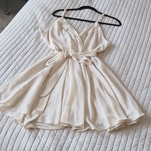 Short Cream Dress